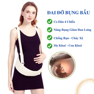 Đai Nâng Đỡ Bụng Bầu Hỗ Trợ Giảm Đau Lưng An Toàn Cho Mẹ Và Bé