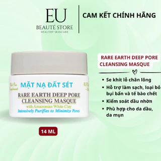 Mặt Nạ Đất Sét Se Khít Lỗ Chân Lông Giảm Mụn Cho Da Dầu, Mask Đất Sét 14ml