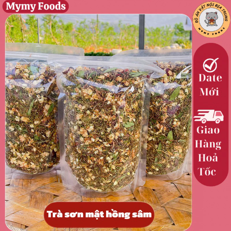 10 Trà Sơn Mật Hồng Sâm Sapa 500g, Trà giải độc mát gan