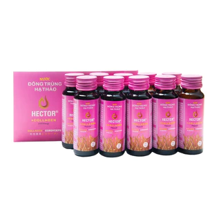 Nước đông trùng hạ thảo Hector Collagen (Hộp 10 chai)