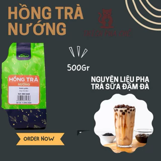 hông trà nướng 500gr VINSAF nguyên liệu pha trà sữa đậm đà