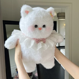 Gấu bông mèo béo trắng dễ thương siêu đáng yêu 35Cm - DM STORE