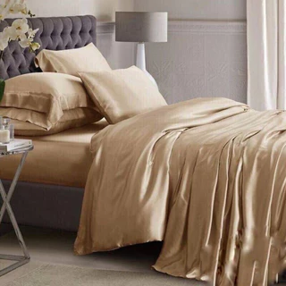 Ga giường phi lụa LAVISH SILK  loại 1 giá tận xưởng bao bì đẹp chất mát mềm mịn là sự lựa chọn hàng đầu - vàng đồng