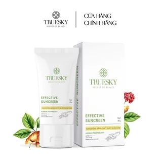 [Mã BMLT30 giảm đến 30K đơn 299K] Kem chống nắng nâng tông Truesky Effective Sunscreen SPF 50+ PA+++ 40g