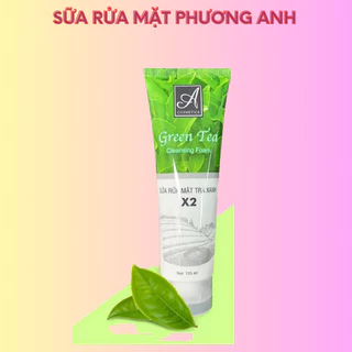 Sữa vệ sinh trà xanh x2 Mềm acosmetics, kiềm dầu, sạch bã nhờn, làm sáng da 120g