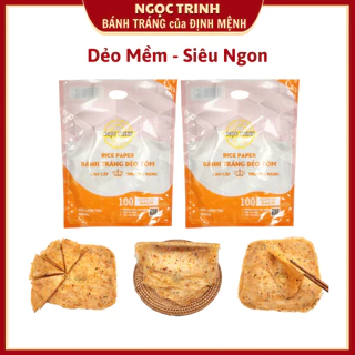 Bánh tráng dẻo tôm (Túi 500g) cao cấp dẻo mềm ngon thương hiệu đẳng cấp hàng đầu bánh tráng Ngọc Trinh