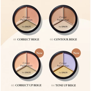 Triệt Sắc The Saem Cover Triple Pot Concealer, Che Khuyết Điểm triệt sắc The saem