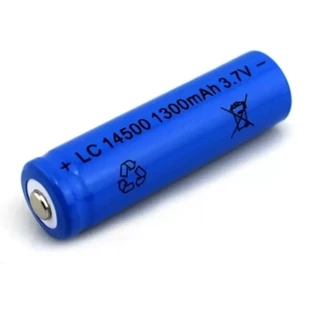 [1300 mAh] Pin Sạc Lithium 14500 3.7V Chạy Quạt, Đèn Pin, Đồ Chơi