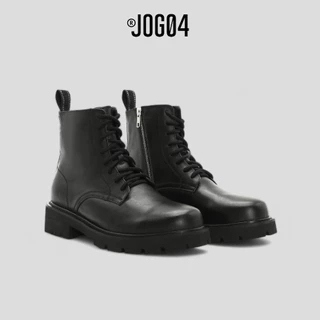 Giày Combat boots JOG04 - da bò nguyên tấm , đế tăng chiều cao 4,5cm ( C )