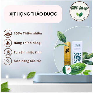 Xịt họng thảo dược, giảm ho rát cổ, sát khuẩn vòm họng