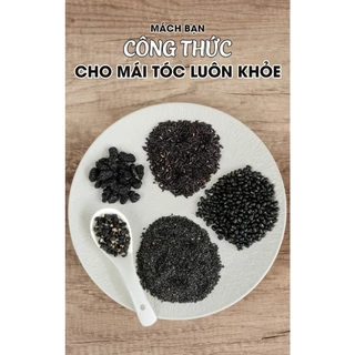 Trà ngũ hắc - Hỗ trợ mọc tóc nhanh chắc khỏe, bền màu, ngăn ngừa rụng tóc, tăng cường hệ miễn dịch, giảm stress