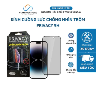 [Giao Hoả Tốc] Kính Cường Lực Iphone Chống Nhìn Trộm PRIVACY 9H