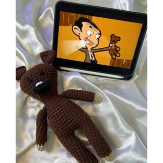 Gấu Bông Teddy Bear Mr Bean Handmade