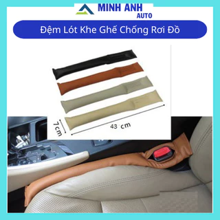 Miếng chặn khe ghế - Đệm lót khe ghế ô tô tránh rơi đồ vật khe ghế chất liệu da PU cao cấp