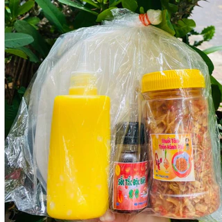 Set Bánh Tráng phơi sương Bơ Hành Sốt tắc