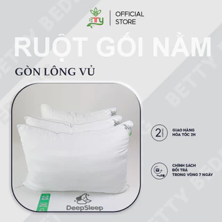 01 Ruột Gối Nằm BTY Home - Living Lông Vũ Nhân Tạo , Chuẩn Khách Sạn 5 Sao, Bông Sợi Cực Mịn, Kích Thước 50x70cm