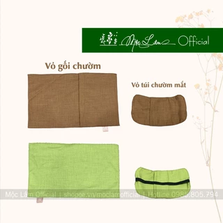 VỎ TÚI CHƯỜM thảo dược - Vỏ túi chườm mắt thảo dược Mộc Lâm (vỏ lồng ruột không dùng khoá) Giá Rẻ