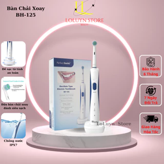 Bàn chải xoay Oral Perfect smile BH- 125 ,bàn chải điện làm bóng răng sạc đế từ tính Bảo Hành 12 Tháng