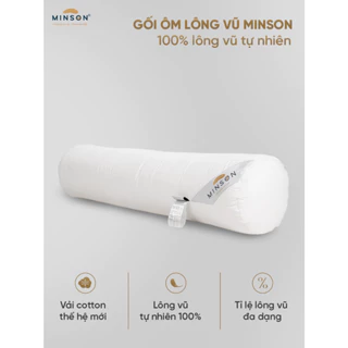 Ruột Gối Ôm 100% Lông Vũ TỰ NHIÊN MINSON, Nhiều Lựa Chọn Lông Vũ, Êm Ái, Thông Thoáng, Dễ Chịu, Giúp Ngủ Ngon, Sâu Giấc