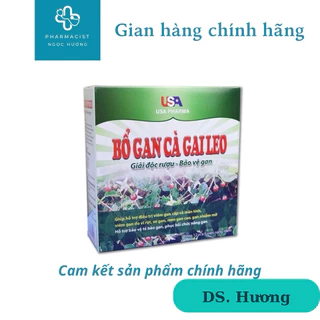 VIÊN UỐNG BỔ GAN CÀ GAI LEO - GIẢI ĐỘC GAN - HẠ MEN GAN - GAN NHIỄM MỠ - NGUYÊN LIỆU NHẬP KHẨU - HỘP 60 VIÊN