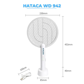 Vợt muỗi kiêm đèn bắt muỗi 2 in 1 HATACA WD 942