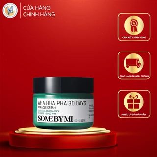 Kem Dưỡng Da Giảm Mụn Some By Mi AHA-BHA-PHA 30 Days Miracle Cream (50ml)