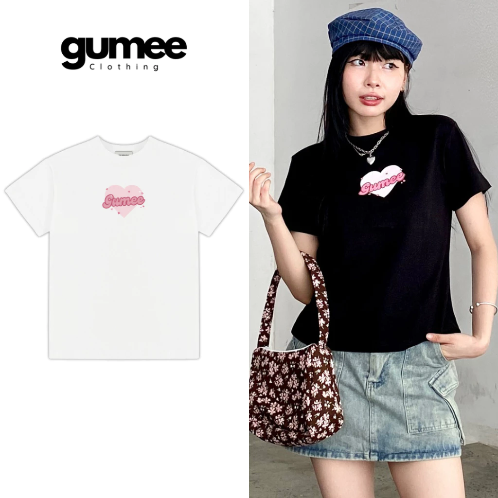 Áo thun ôm body nữ baby tee local brand, áo babytee hình trái tim basic đẹp cotton - HEART - BBT