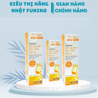 Spray Vitatree D3K2 MK7 Plus DHA  20ml tăng cường khả năng hấp thụ canxi cho bé