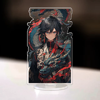 Mô Hình Standee Móc khóa Giyuu Tomioka Kimesu no Yaiba Truyện Tranh Manga Anime Nhật Bản Tranh Trí Góc Bàn