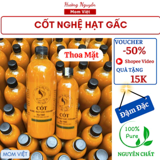 Cốt Rượu Nghệ Hạt Gấc hạ thổ MomViet đậm đặc cho Da mặt dành cho bà bầu và mẹ sau sinh ( handmade)