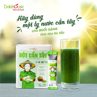 Bột Cần Tây Hữu Cơ chứng nhận quốc tế USDA & EU Dalahouse sấy lạnh Siêu Mịn Giảm Mỡ Chống Lão Hóa