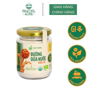 Đường dừa nước Vietnipa thành phần hữu cơ, vị ngọt thanh dịu, thích hợp người ăn kiêng - 150gr