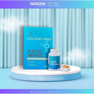 VIÊN UỐNG TRẮNG DA NANO WHITE CHÍNH HÃNG NANOVA