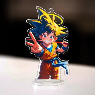 Mô Hình Standee Móc khóa Son Goku Dragon Ball Truyện Tranh Manga Anime Nhật Bản Tranh Trí Góc Bàn