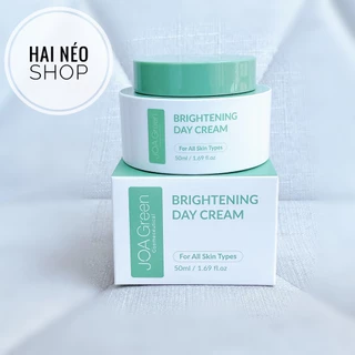 [DATE 24/08/2025] Kem dưỡng trắng, nâng tone, phục hồi da ban ngày có chống nắng JOA GREEN Brightening Day Cream 50ml