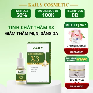 Tinh Chất Thâm X3 - Serum Mờ Thâm Mụn, Dưỡng Da Căng Bóng Trắng Hồng - KAILY COSMETIC