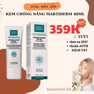 Kem Chống Nắng Martiderm The Originals Proteos Screen SPF50+ Phổ Rộng Toàn Diện Ngừa Lão Hóa 40ml