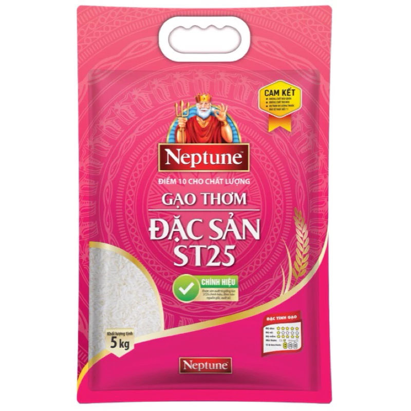 Gạo St25 Neptune Đặc Sản Gạo Thơm Ngon Nhất thế Giới