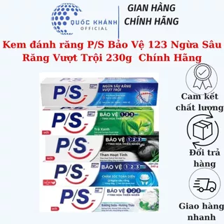 Kem đánh răng P/S Bảo Vệ 123 Ngừa Sâu Răng Vượt Trội 230g  Chính Hãng