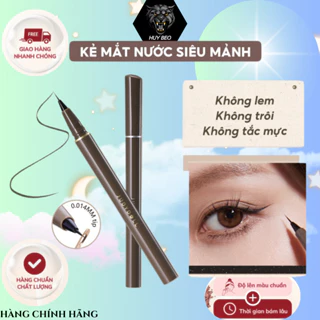 JUDYDOLL Bút kẻ mắt nước Siêu mảnh Slim liquid eyeliner Chống nước Lâu trôi Không lem 0,014mm