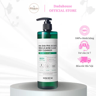 Sữa tắm Some By Mi AHA-BHA-PHA 30 Days Miracle Acne Clear Body Cleanser 400g Duduhouse