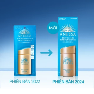 [MẪU MỚI 2024] Sữa Chống Nắng Anessa Dưỡng Da Kiềm Dầu 60ml Perfect UV Sunscreen Skincare Milk N SPF50+ PA++++