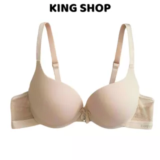 Áo ngực nữ nâng ngực có gọng đúc su mút dày đính nơ hàng Thái Lan siêu đẩy siêu nâng Kingshop AK32