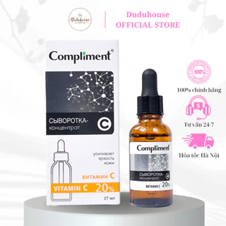 Serum Compliment Vitamin C 20% đều màu, sáng da, mờ thâm 27ml Duduhouse