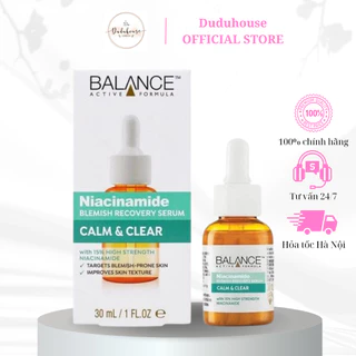 Serum Balance Active Formula Niacinamide 15% Blemish Recovery Ngừa Mụn Mờ Thâm 30ml Duduhouse