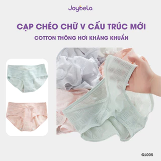 Quần lót bầu JOYBELA Quần Chip Bầu Cạp V Cấu Trúc Mới Cotton Thoáng Khí Chống Viêm Nhiễm - QL005