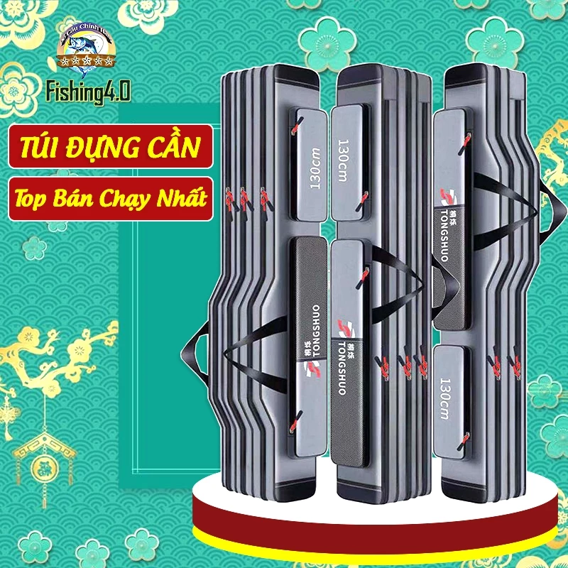Túi Đựng Cần Câu Tay Cần Câu Máy 2 ngăn 3 Ngăn Chống Thấm Nước Siêu Bền - AA3