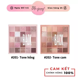 Bảng Mắt Gogo Tales Play Color Eyeshadow Palette 25 Ô kết hợp cả màu lì matte, màu nhũ, bắt sáng