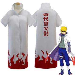 Áo choàng cosplay Namikaze Minato - Hokage đệ Tứ trong Naruto hoạt hình Nhật hóa trang Halloween cho trẻ em, người lớn