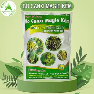 Siêu Vi Lượng Bo Canxi Magie Kẽm nguyên liệu nhập khẩu gói 1kg AA80 NongNghiepAAu